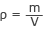 density formula